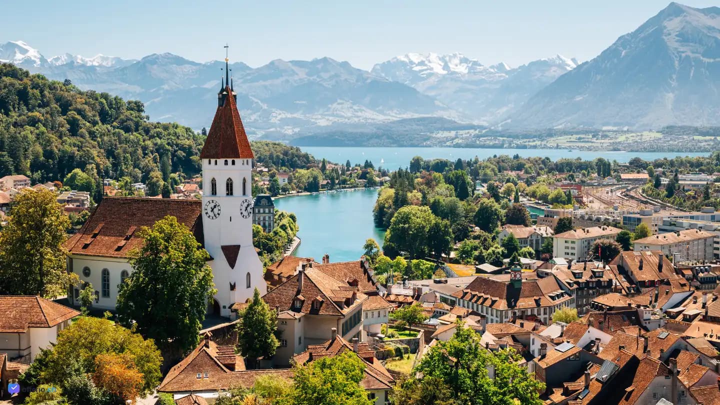 Thun – city on Lake Thun, gateway to the Bernese Oberland