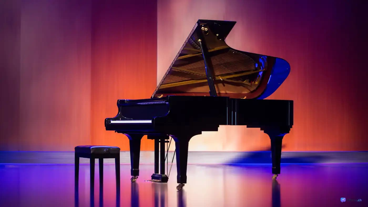 Piano prepared for professional transport in Rorbas